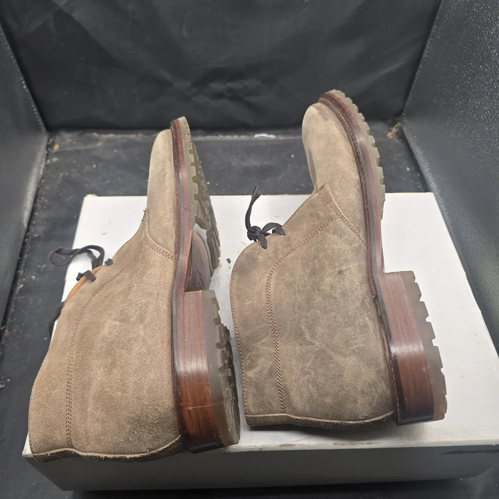 Men's Brown Leather Chukka Boots‎ - Picture 6 of 7